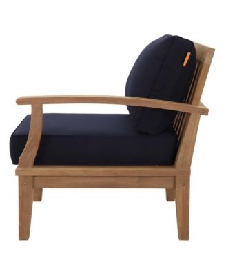 Marina Outdoor Patio Teak Right-Facing Sofa