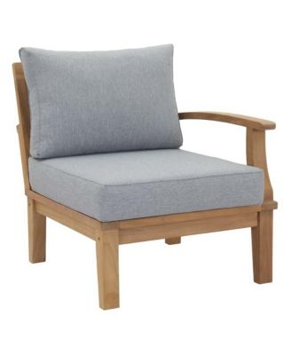 Marina Outdoor Patio Teak Right-Facing Sofa