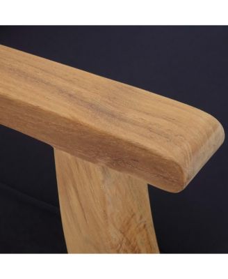 Marina Outdoor Patio Teak Left-Facing Sofa