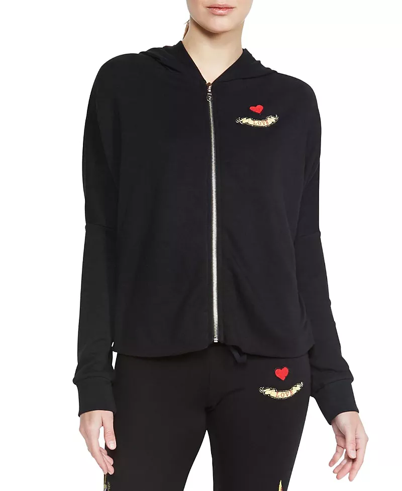 Lauren Moshi Amina Floral Eye Love Hoodie