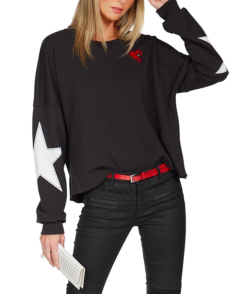 Lauren Moshi Lee Boxing Glove Hoodie In Black