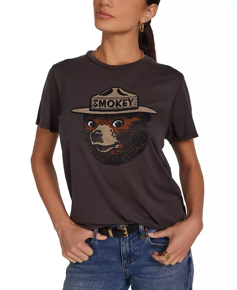 Lauren Moshi Wolf Smokey Bear Tee