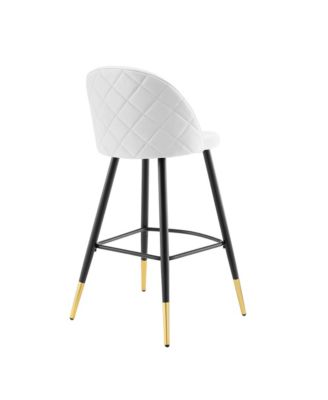 Cordial Performance Velvet Bar Stools, Set of 2