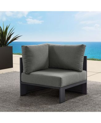 Tahoe Outdoor Patio Powder-Coated Aluminum Modular Corner Chair