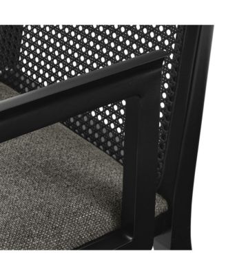 Monarch Wood and Rattan Dining Armchair
