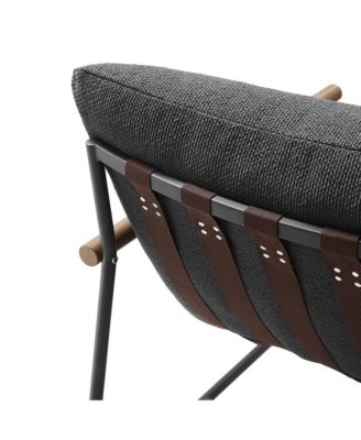 Raya Outdoor Patio Boucle Sling Lounge Chair