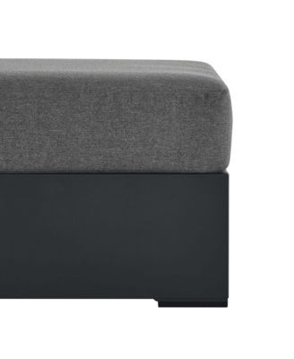 Tahoe Outdoor Patio Powder-Coated Aluminum Ottoman