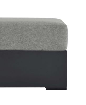 Tahoe Outdoor Patio Powder-Coated Aluminum Ottoman