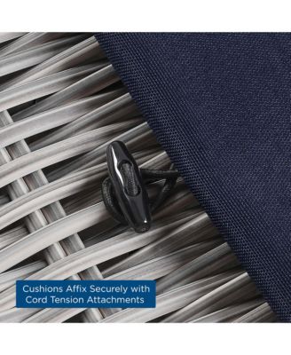 Conway Outdoor Patio Wicker Rattan Armless Chair