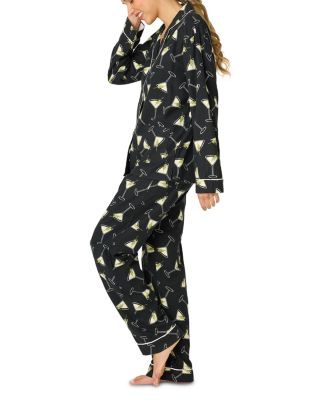 Merry with Martini Flannel Pajama Set