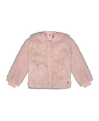 Girls' Short Faux Fur Coat - Little Kid