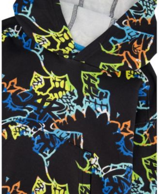 Boys' Printed Hooded Fleece Sweatshirt - Little Kid, Big Kid