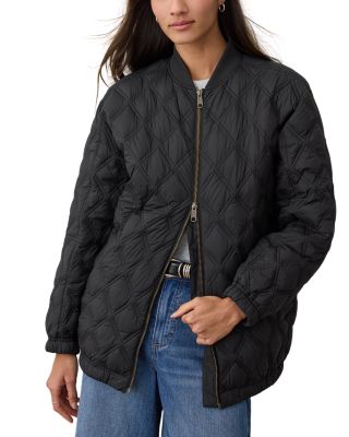 Marina Quilted Bomber Jacket