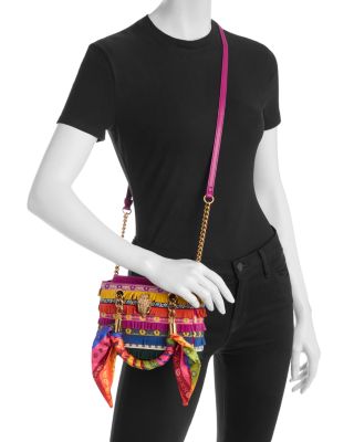 Square Mini Kensington Embellished Top Handle Bag