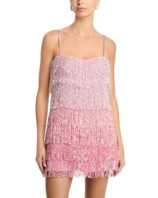Ombr&amp;eacute; Fringe Dress - Exclusive