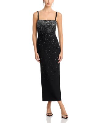 Crystal Embellished Maxi Dress - Exclusive