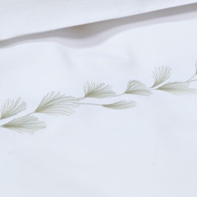 Foglia Embroidered Sateen Bedding Collection