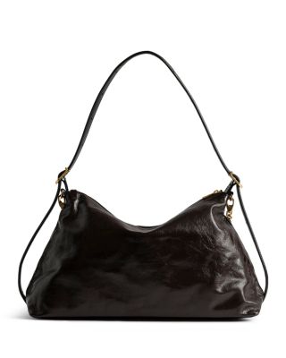 Jim Vintage Patent Shoulder Bag