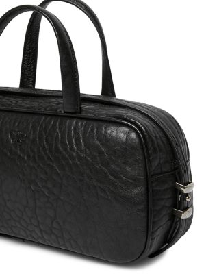 Weekend Accesori 2 Tundra Black Leather Handbag