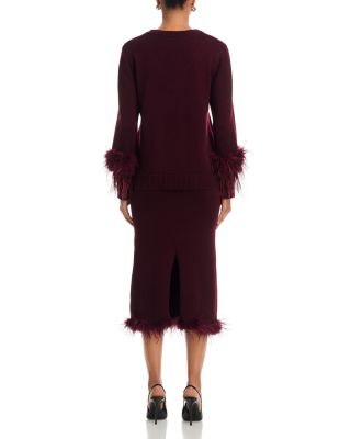 Bethany Feather Trim Skirt