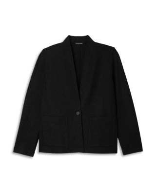 Wool High Collar Jacket