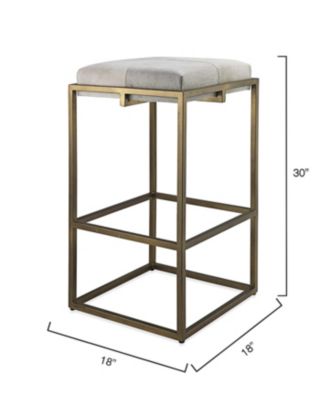 Shelby Hide Bar Stool