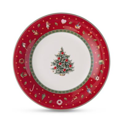 Toy&#39;s Delight Red Round Salad Plate