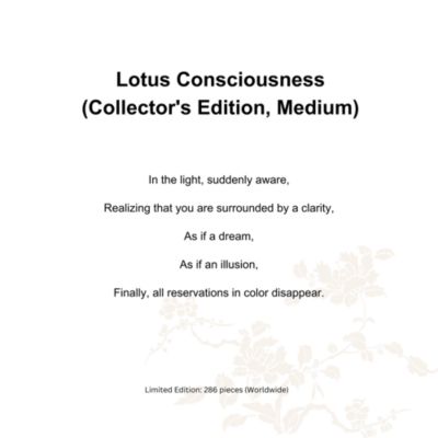 Lotus Consciousness Medium Crystal Sculpture