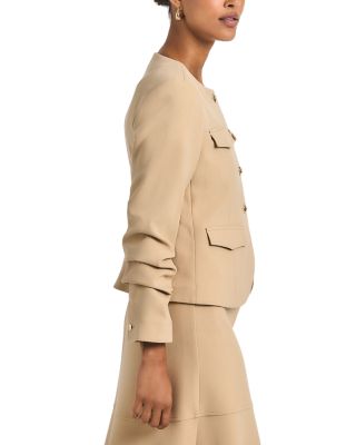 Novessa Ruched Sleeve Jacket