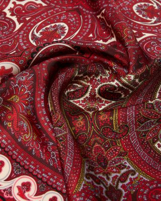 Weekend Accesori 2 OneStoneNew Red Purple Silk Scarf