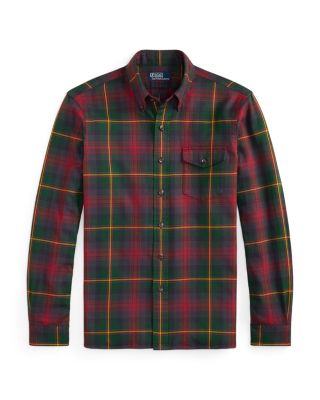 Classic Fit Plaid Flannel Shirt