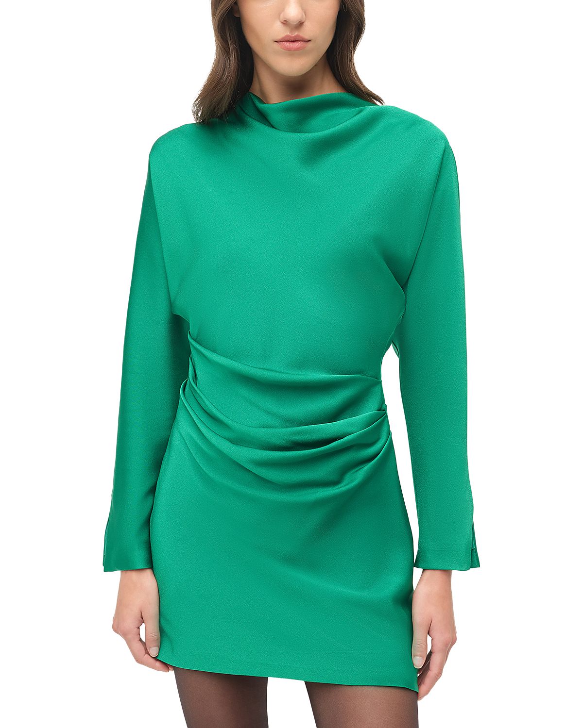 Simkhai Harpor Long Sleeve Mini Dress