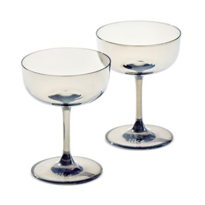 Like Smoke Champagne Coupe / Dessert Bowl, Set of 2