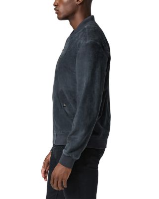 Chen Suede Bomber Jacket