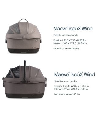 Maeve iso6X Wind Pet Car Seat + Travel System