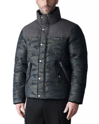 Everett Technical Camo Quilted Down Jacket