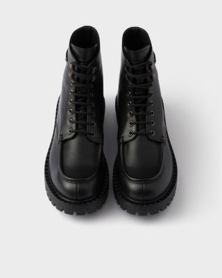  Men's Laced Leather Booties