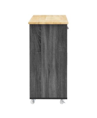 Culinary Kitchen Cart with Towel Bar