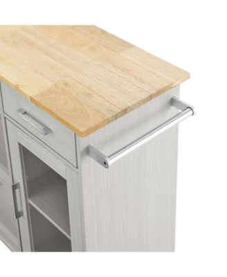Culinary Kitchen Cart with Towel Bar