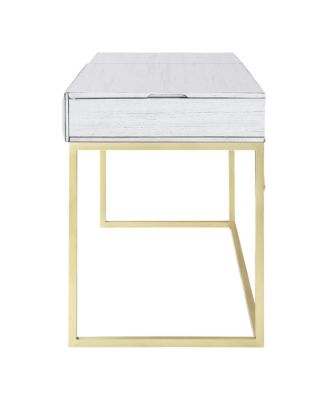 Prelli Steel Base Adjustable Writing Desk with Lift Top and Hidden Drawer