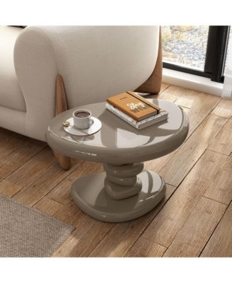 Villia 22" High Gloss End Table