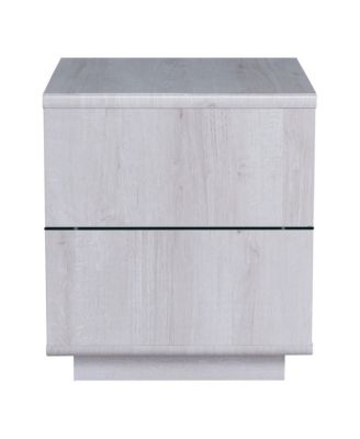 Erlin 22"" Glass Shelf End Table