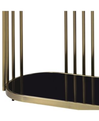 Athens 42" Steel Frame 1-Shelf Sofa Table