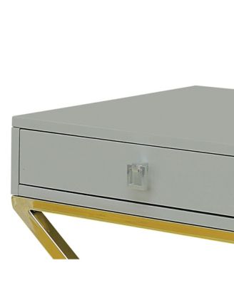 Chester 24" Steel Frame 1-Drawer End Table