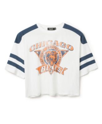Women&#39;s NFL Chicago Bears Striped Crop Tee