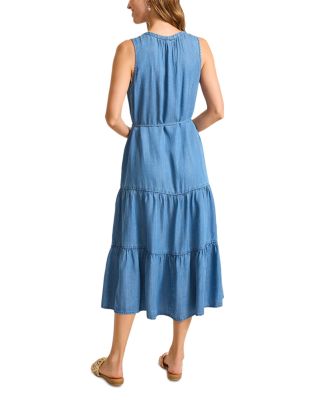 Chambray O&#39;Lei Sleeveless Dress