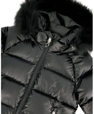 Boys' Quilted Bomber-Style Winter Coat - Little Kid