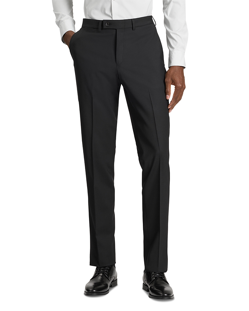 Ted Baker Wright Bengaline Modern Fit Suit Pants In Black