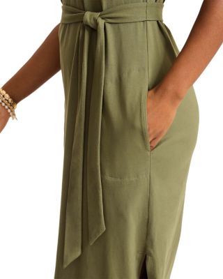 Islandscape Jersey Midi Dress