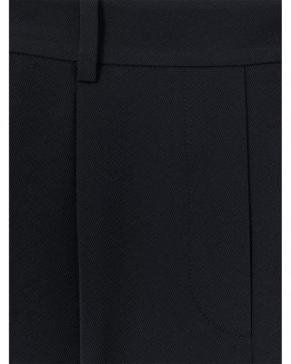 Petite Mid Rise Wide Leg Pants 